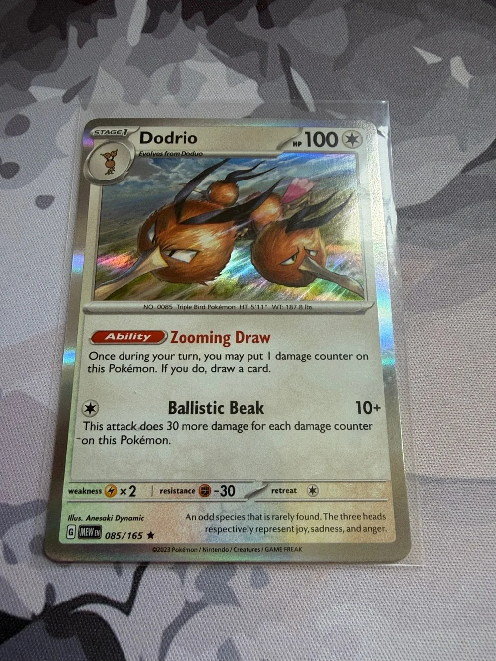 Doduo & Dodrio Pokémon Evolution Reverse Holo Card Mini Lot 🐦 | 2 Cards ✨5/$25✨